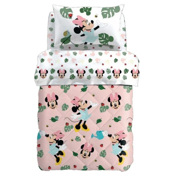 Trapunta Disney Minnie Garden in Cotone Caleffi