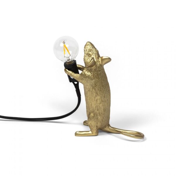 Seletti - Mouse Lamp Gold Step 15230