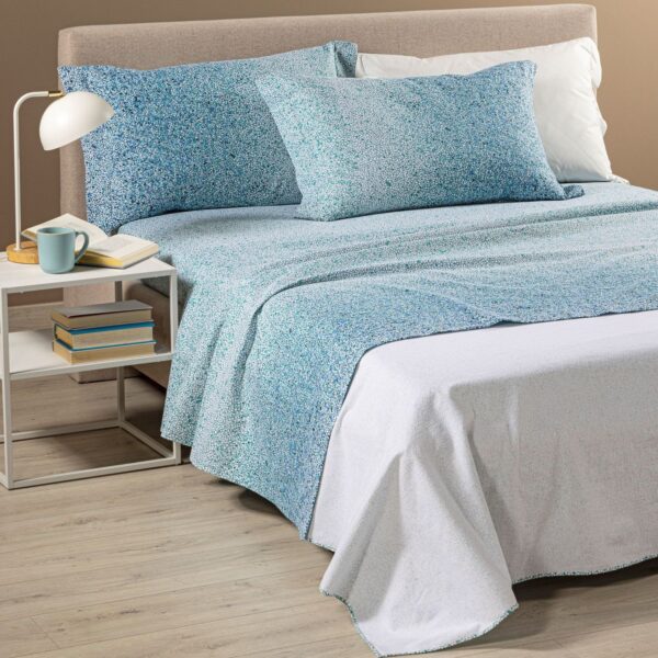 Completo Letto Lenzuola Bristol Flanella Caleffi