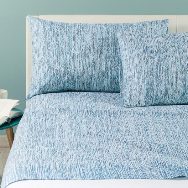 Completo Lenzuola In Cotone Perle Caleffi