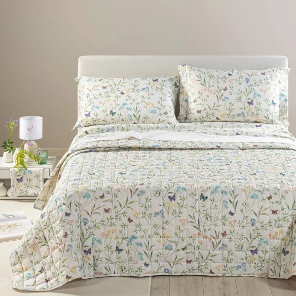 Copriletto Primaverile Armonie in Percalle di Cotone Caleffi